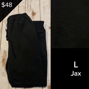 LuLaRoe Jax Pants in solid BLACK and Large